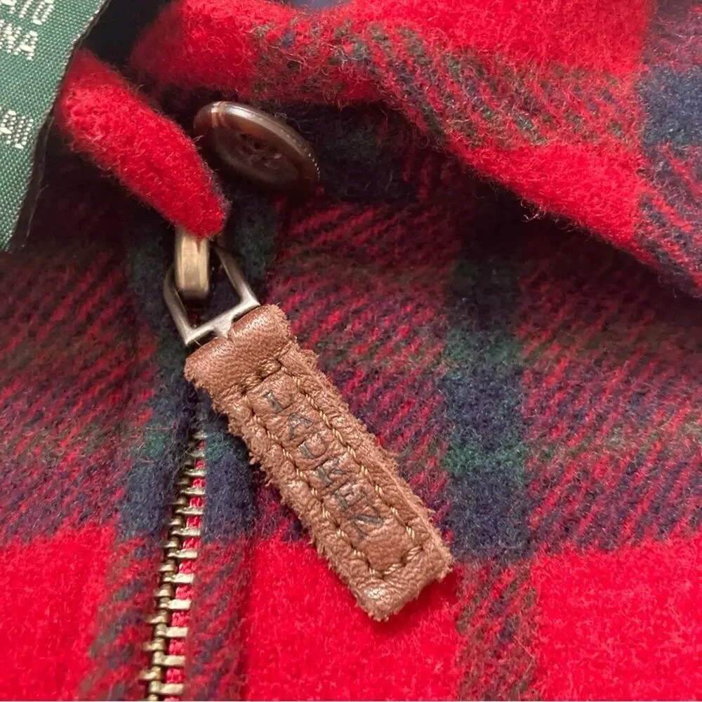 Ralph Lauren Flannel Zip-up Sweater Medium